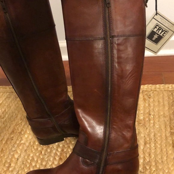 Frye Melissa Harness II Boots in Redwood - Picture 7 of 10